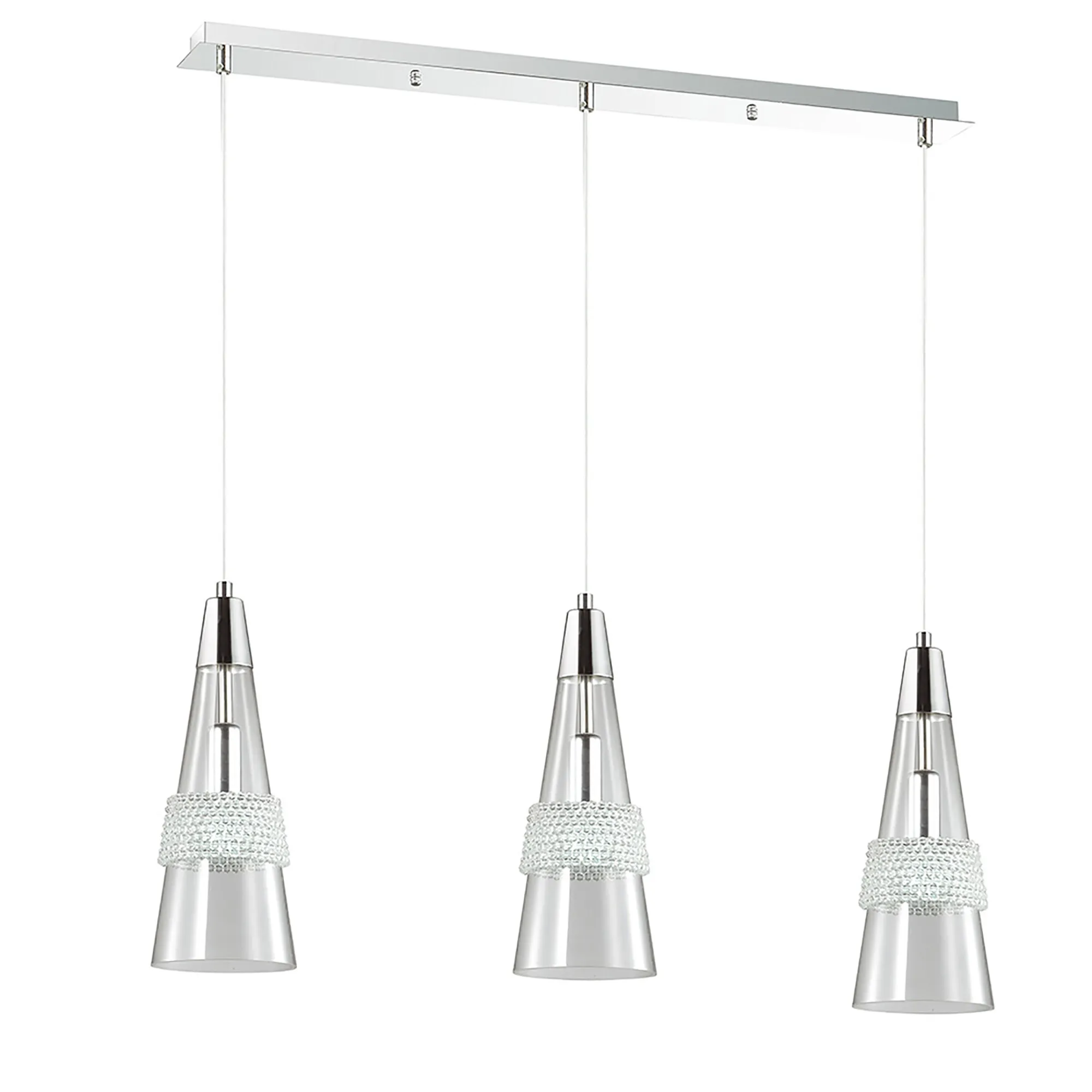 IL31606  Emilia Crystal Pendant 3 Light